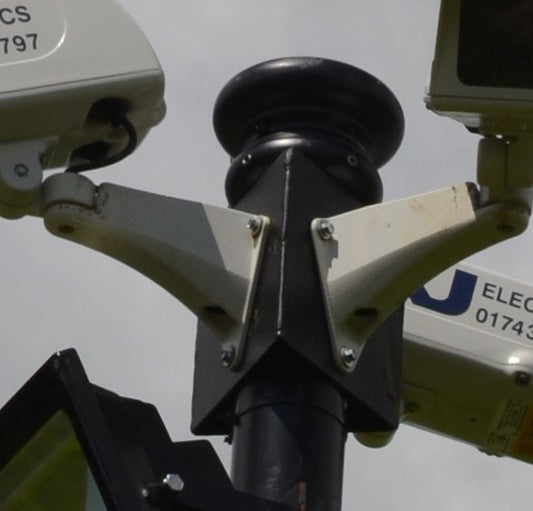 Tri-Adapter Triple CCTV Camera Bracket