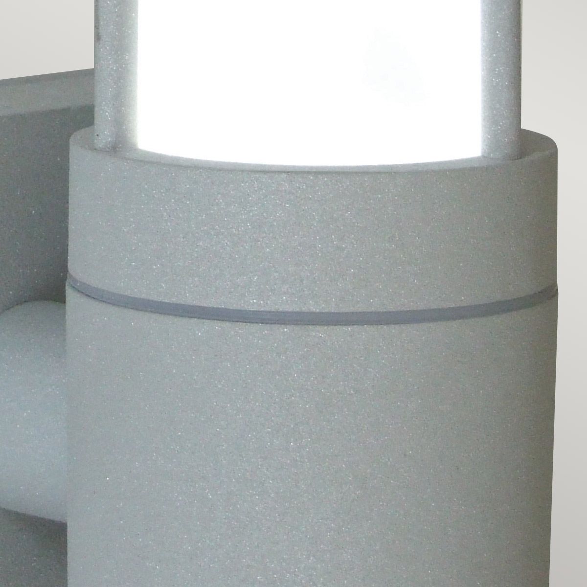 Close up of the silver aluminium body