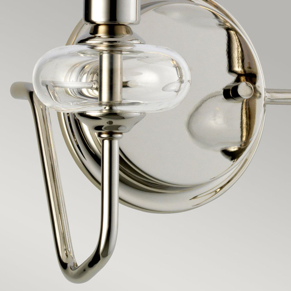 Magnified view of the nickel backplate