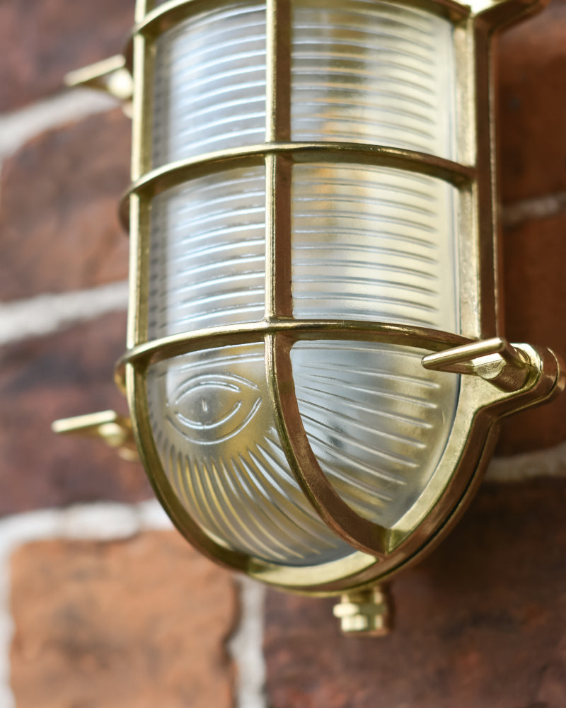 Magnified view of the wall light base 