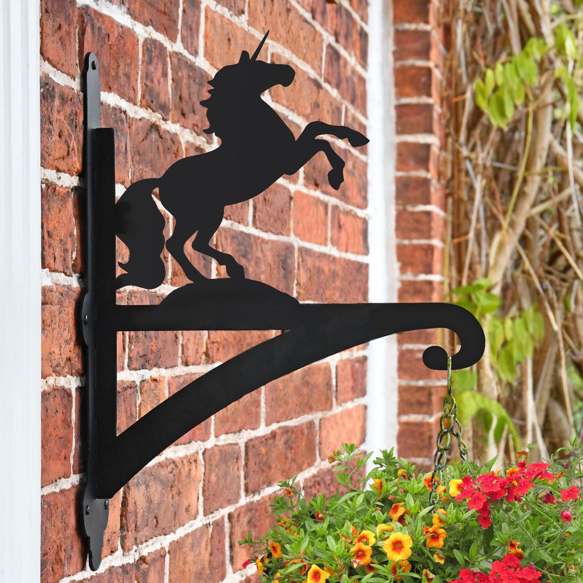 "'Unicorn '" Dog Garden Hanging Basket Bracket