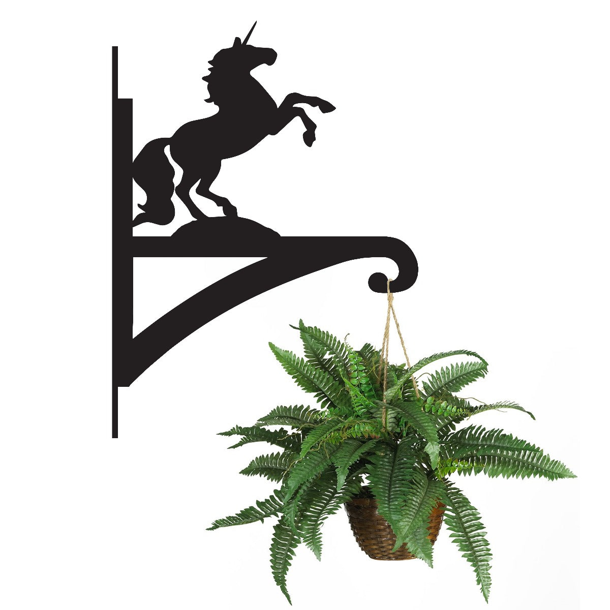 "'Unicorn '" Dog Garden Hanging Basket Bracket