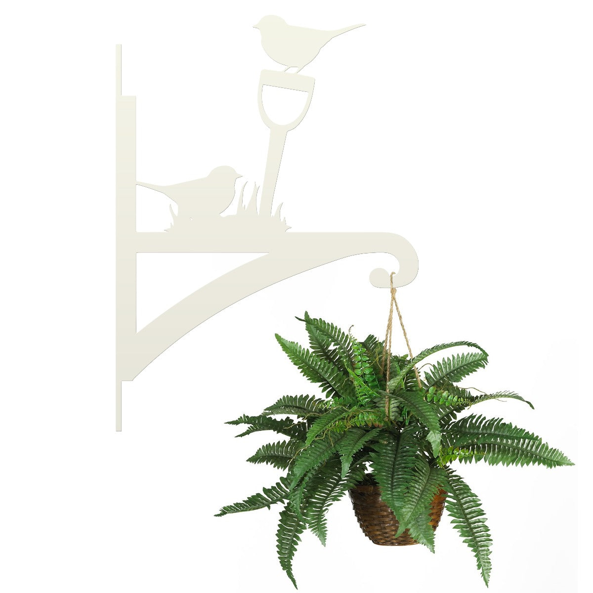 Cream "Robin" Garden Hanging Basket Bracket