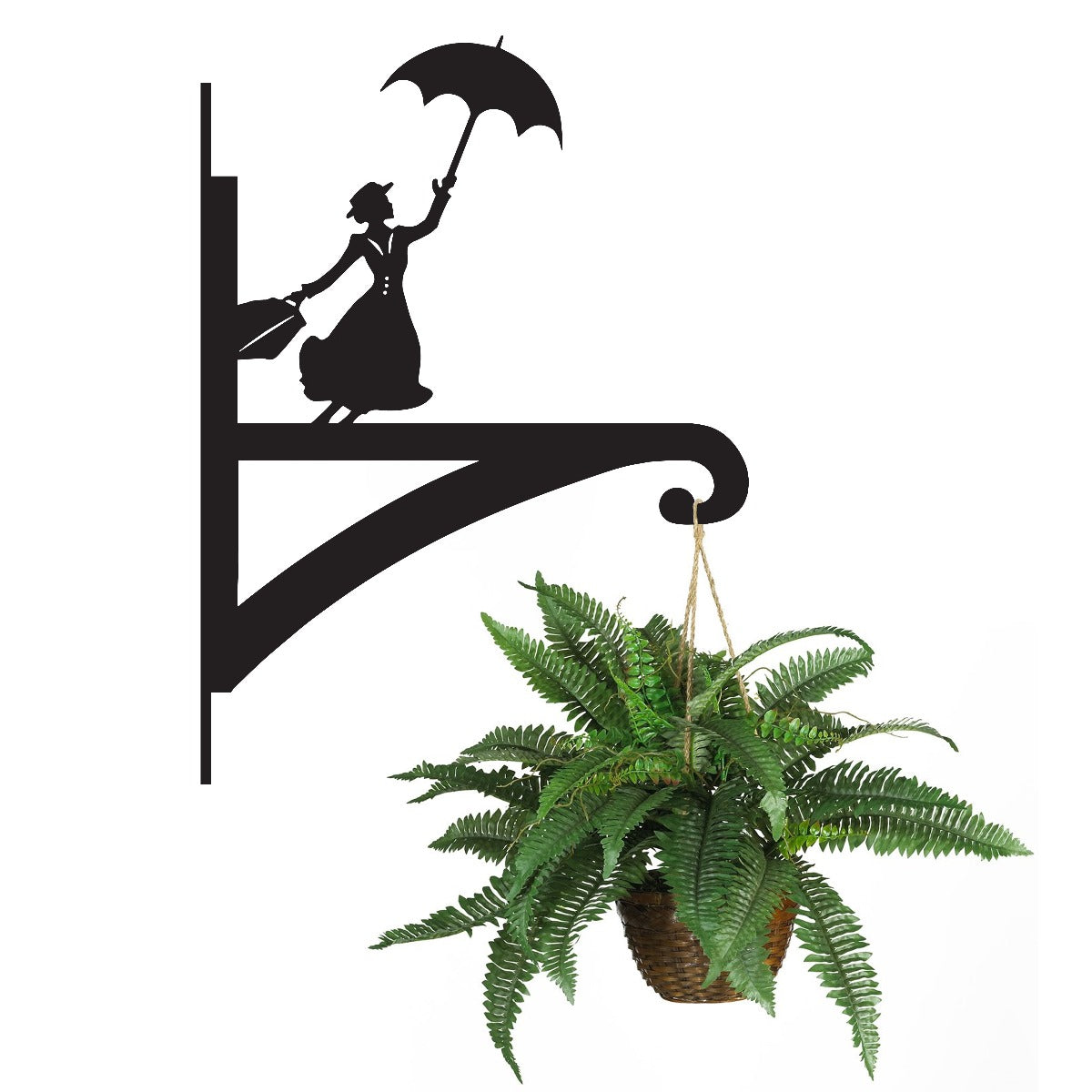 "Mary Poppins" Garden Hanging Basket Bracket