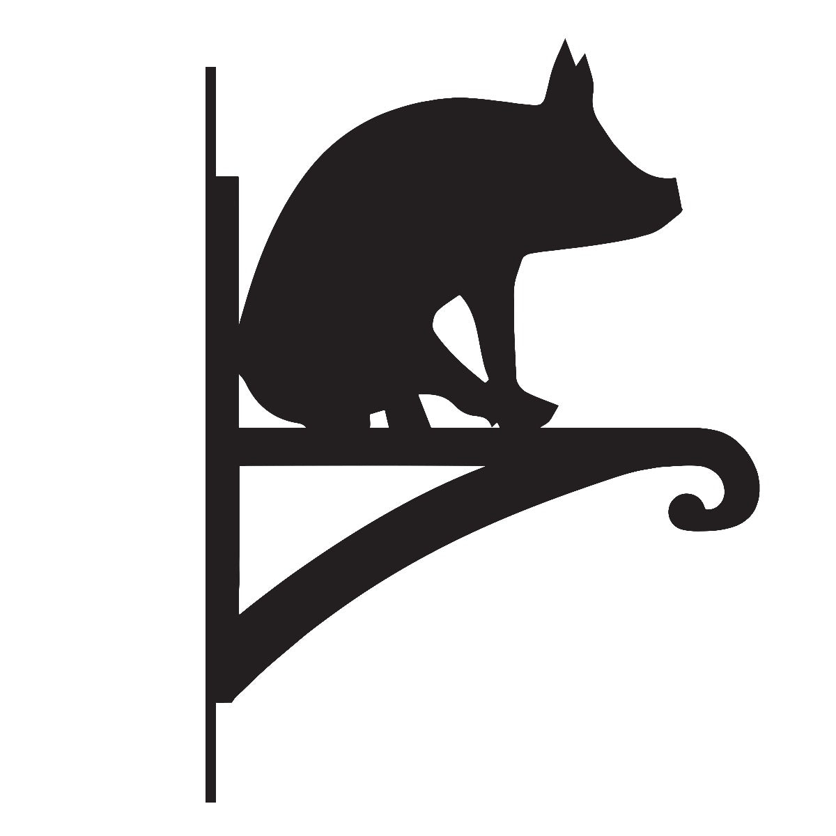 "Pig" Garden Hanging Basket Bracket