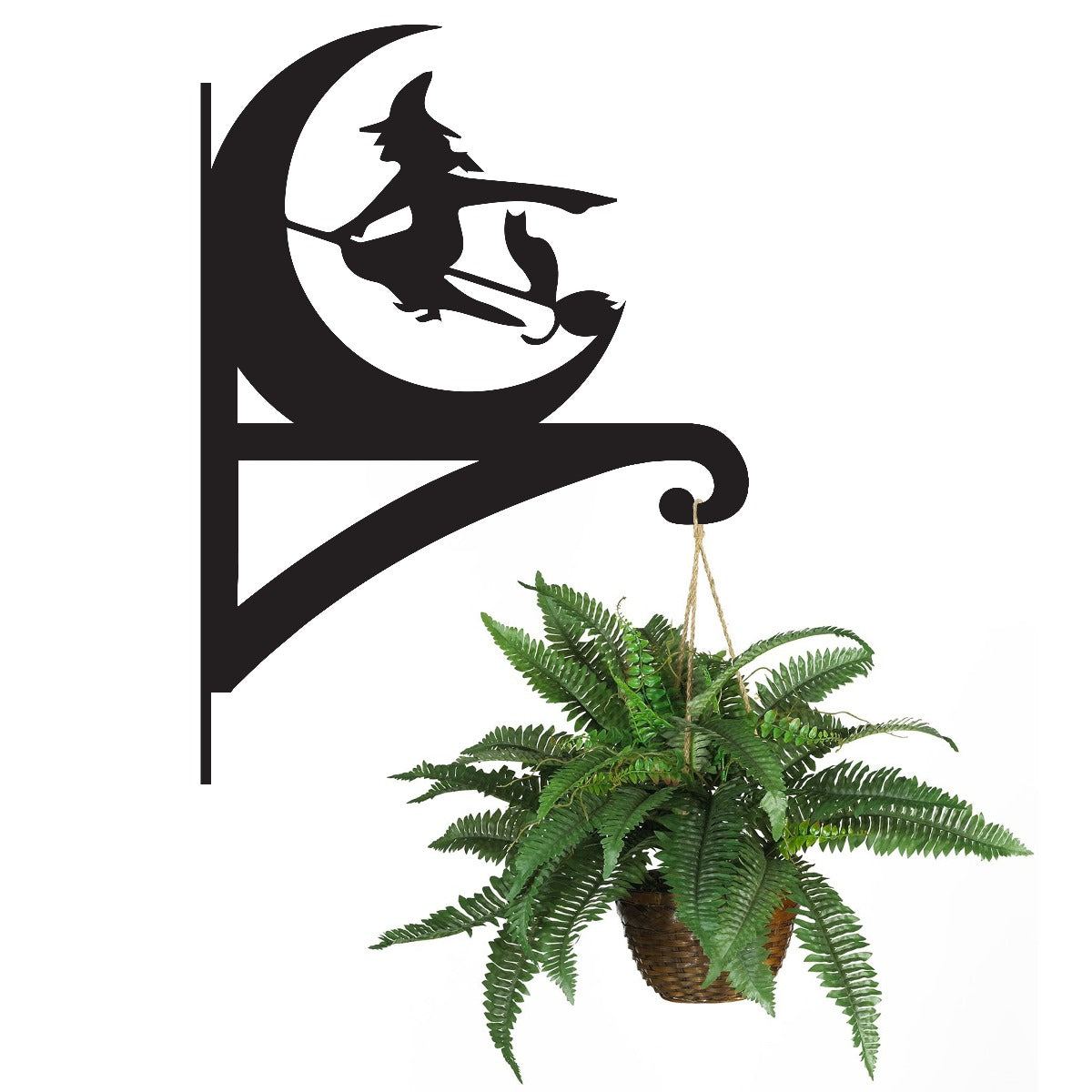 "Witch" Garden Hanging Basket Bracket
