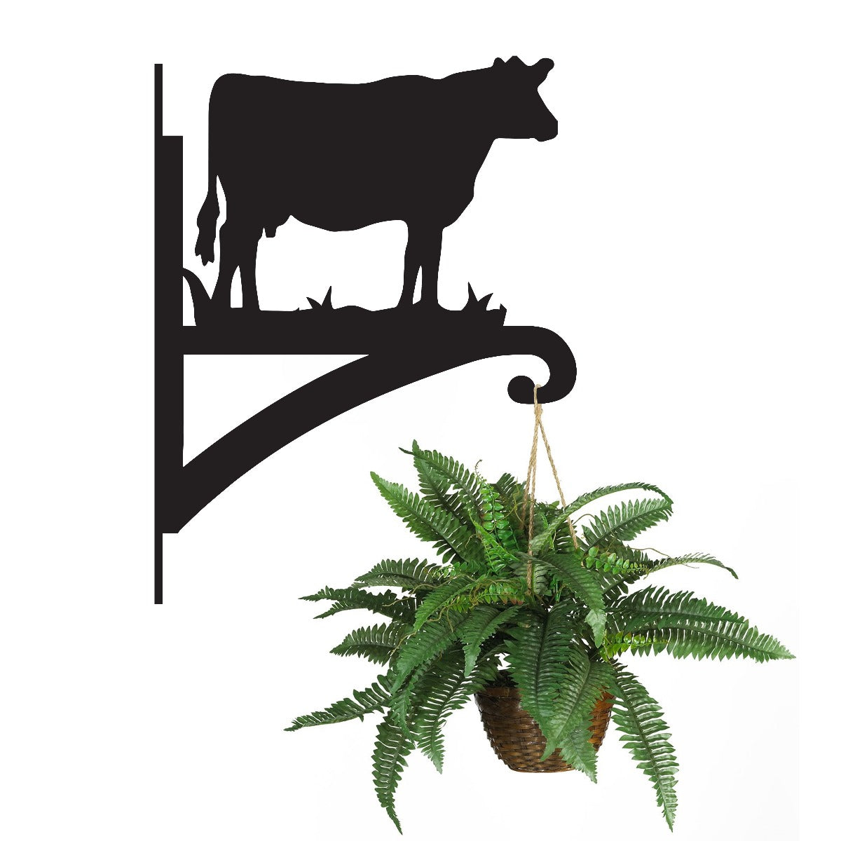 "Cow" Garden Hanging Basket Bracket