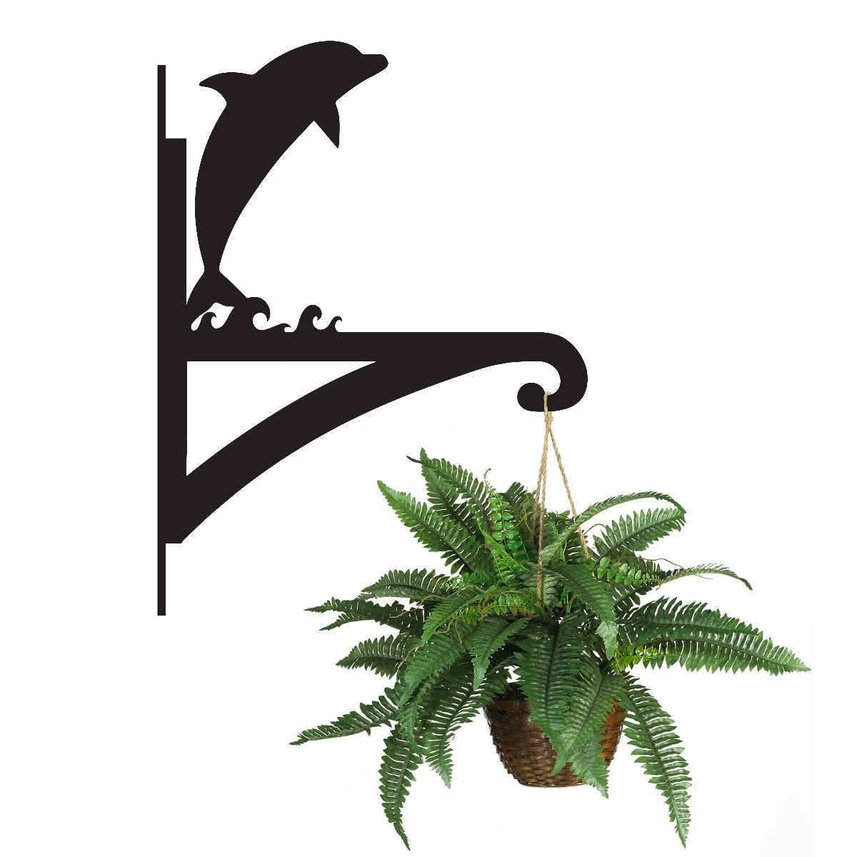"Dolphin" Garden Hanging Basket Bracket