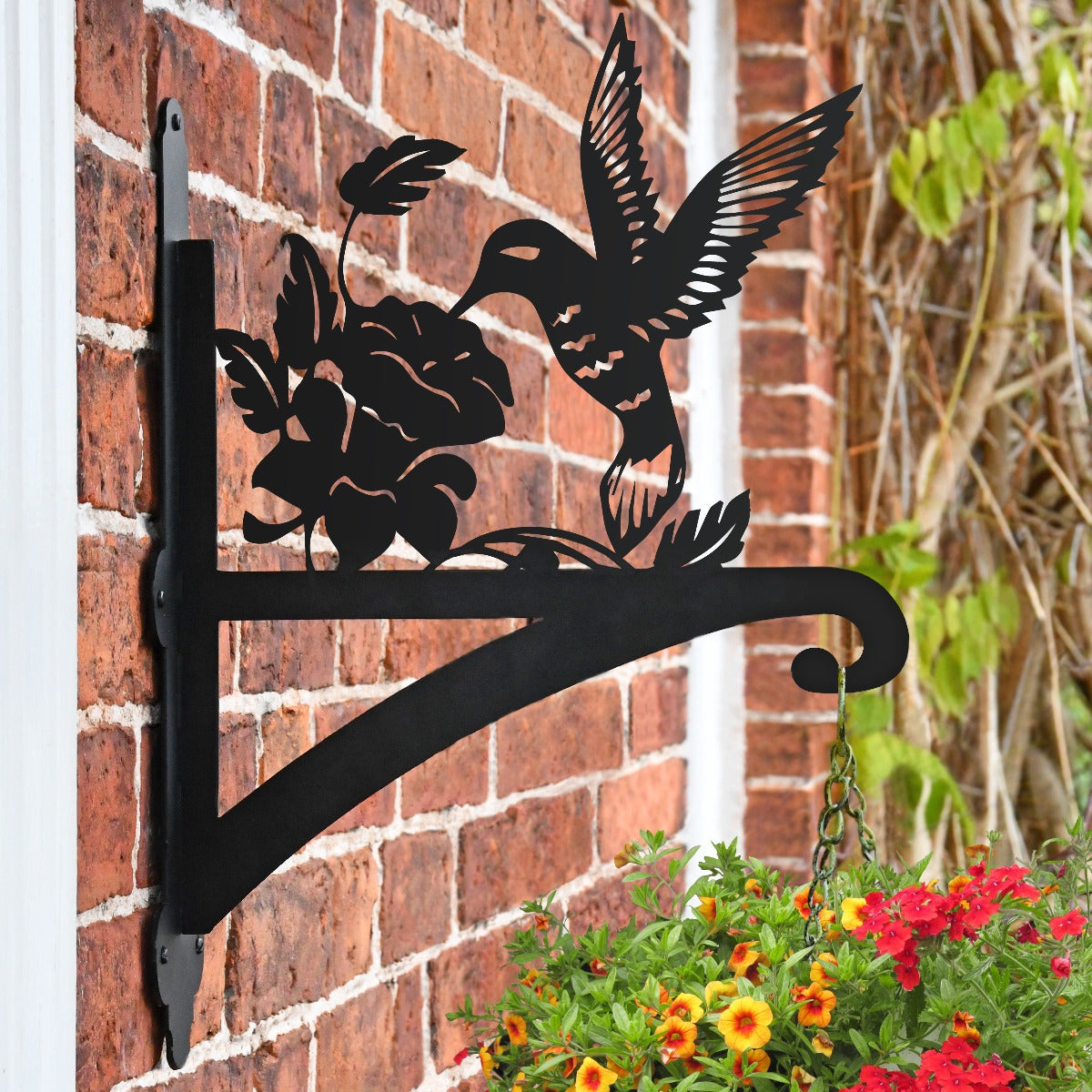 "Hummingbird" Garden Hanging Basket Bracket