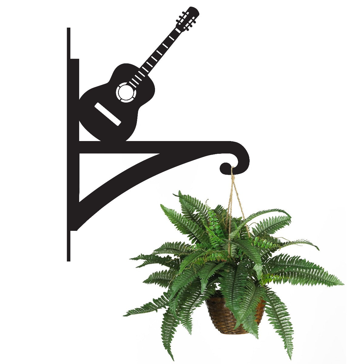"Acoustic Guitar" Garden Hanging Basket Bracket