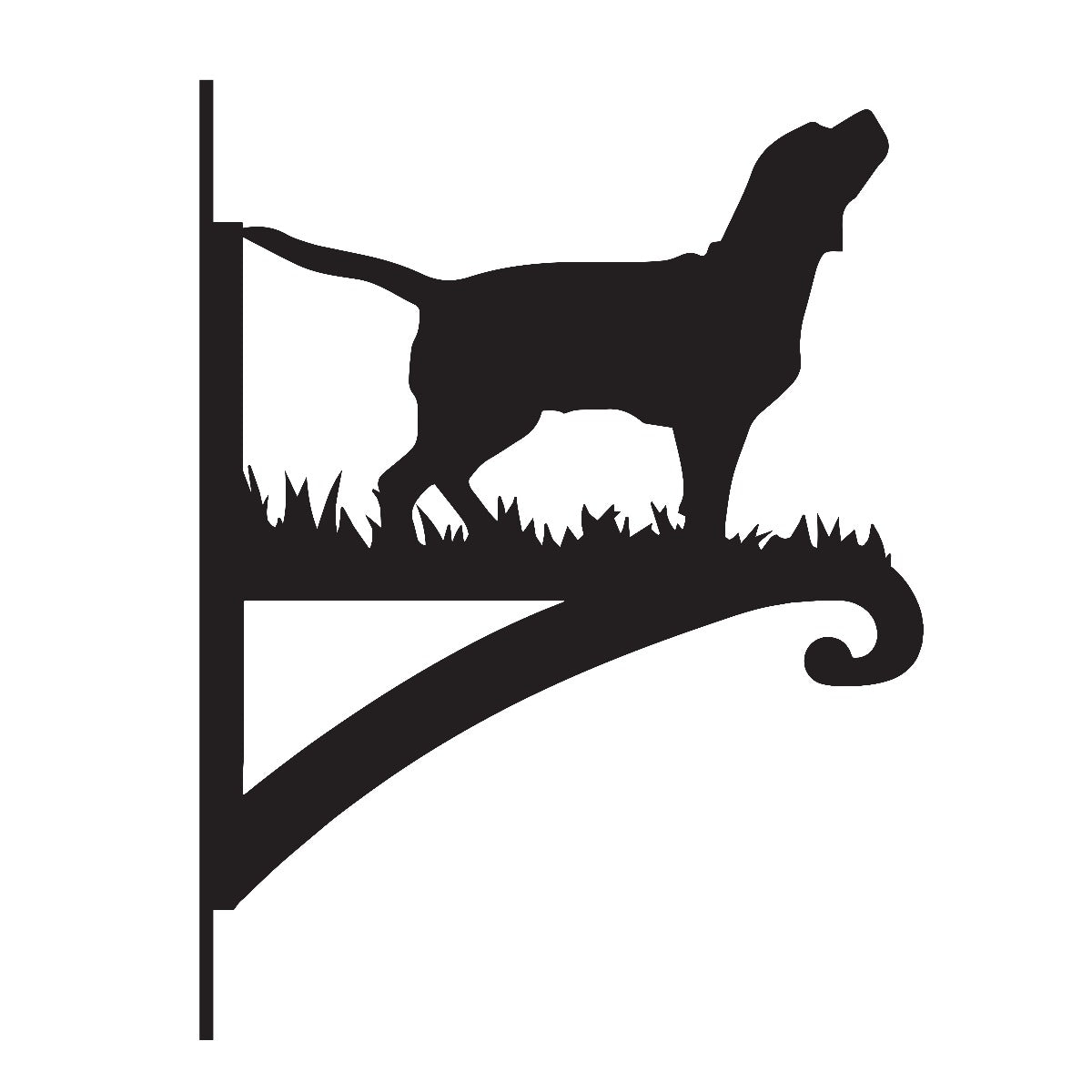 "Beagle" Dog Garden Hanging Basket Bracket