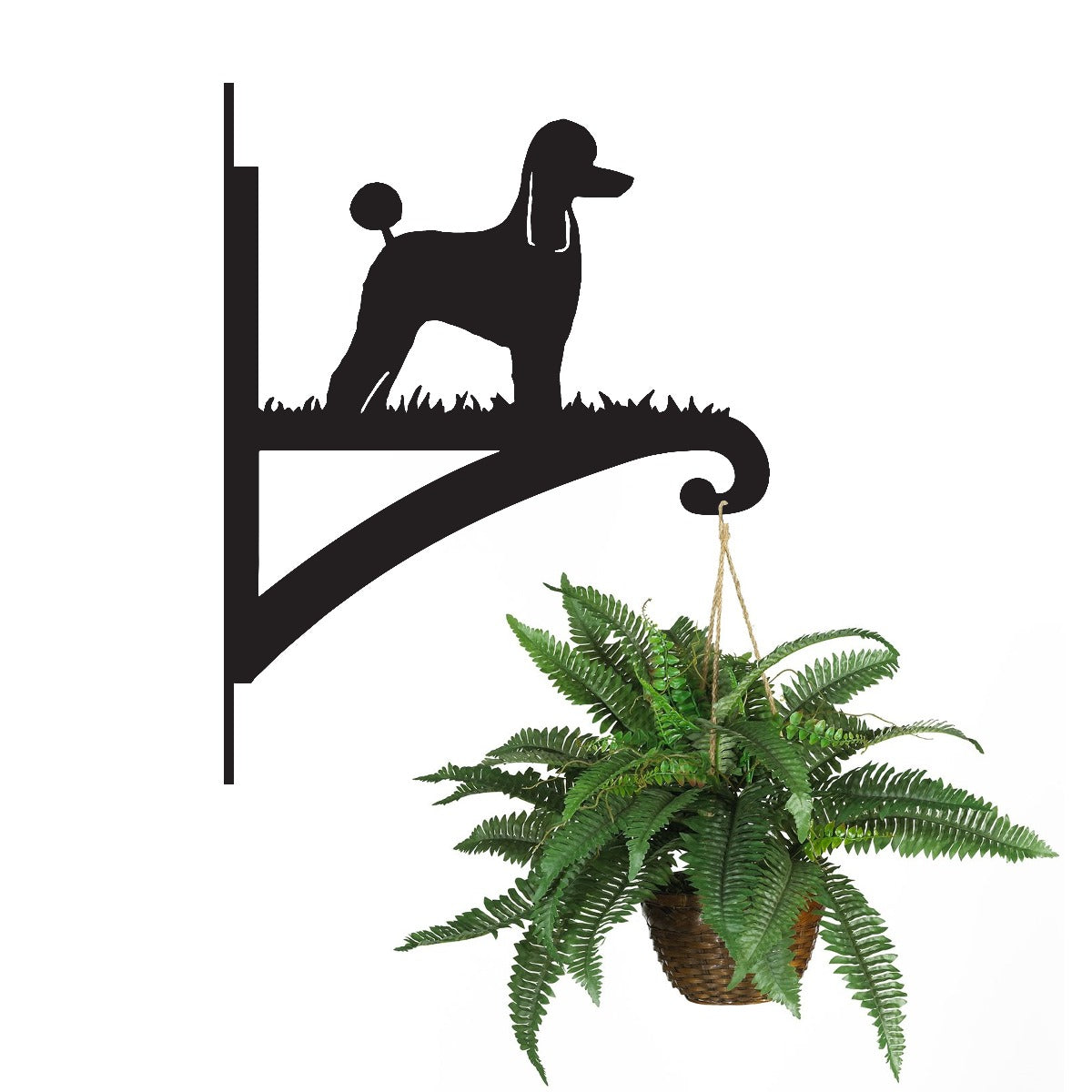 "Poodle" Garden Hanging Basket Bracket