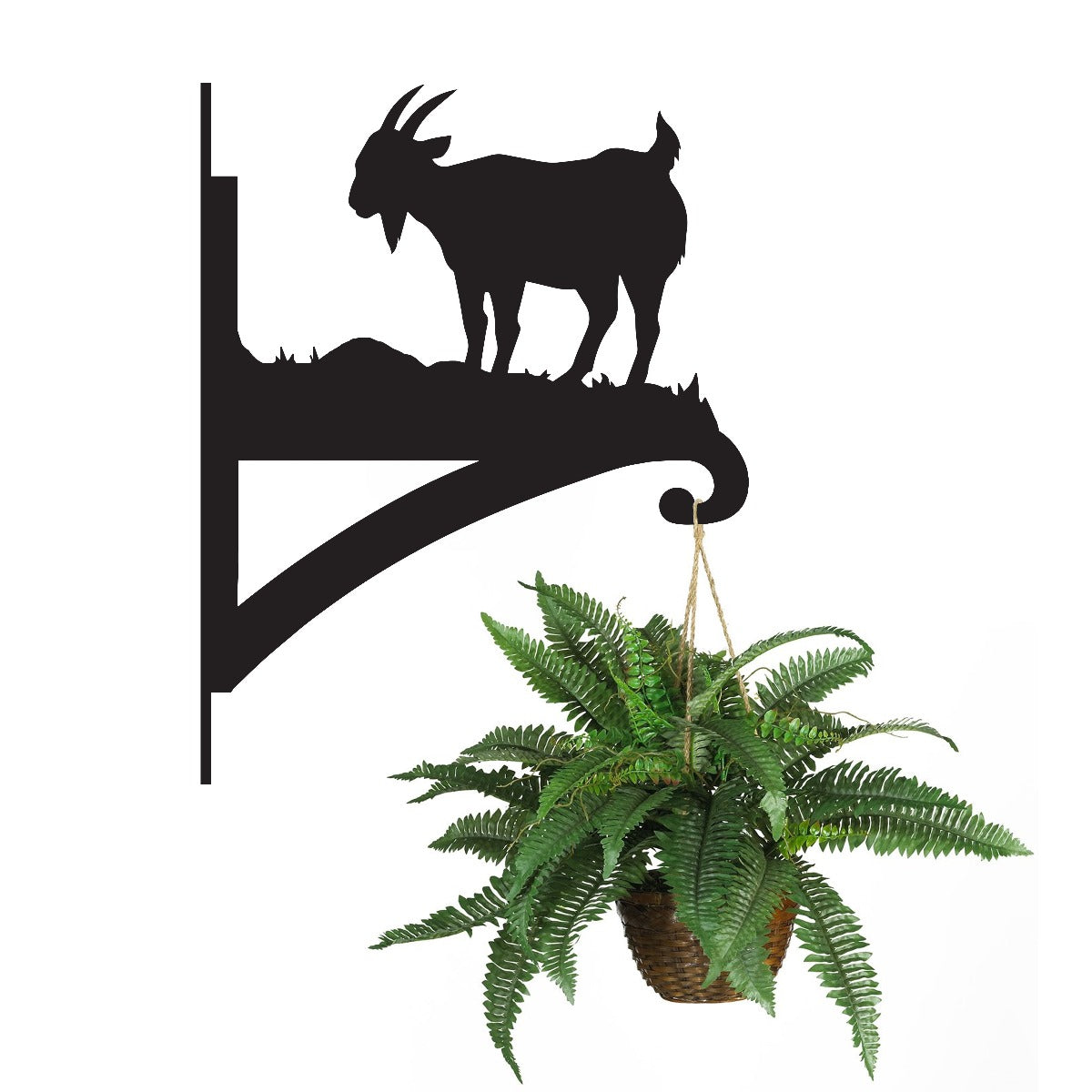 "Mountain Goat" Garden Hanging Basket Bracket