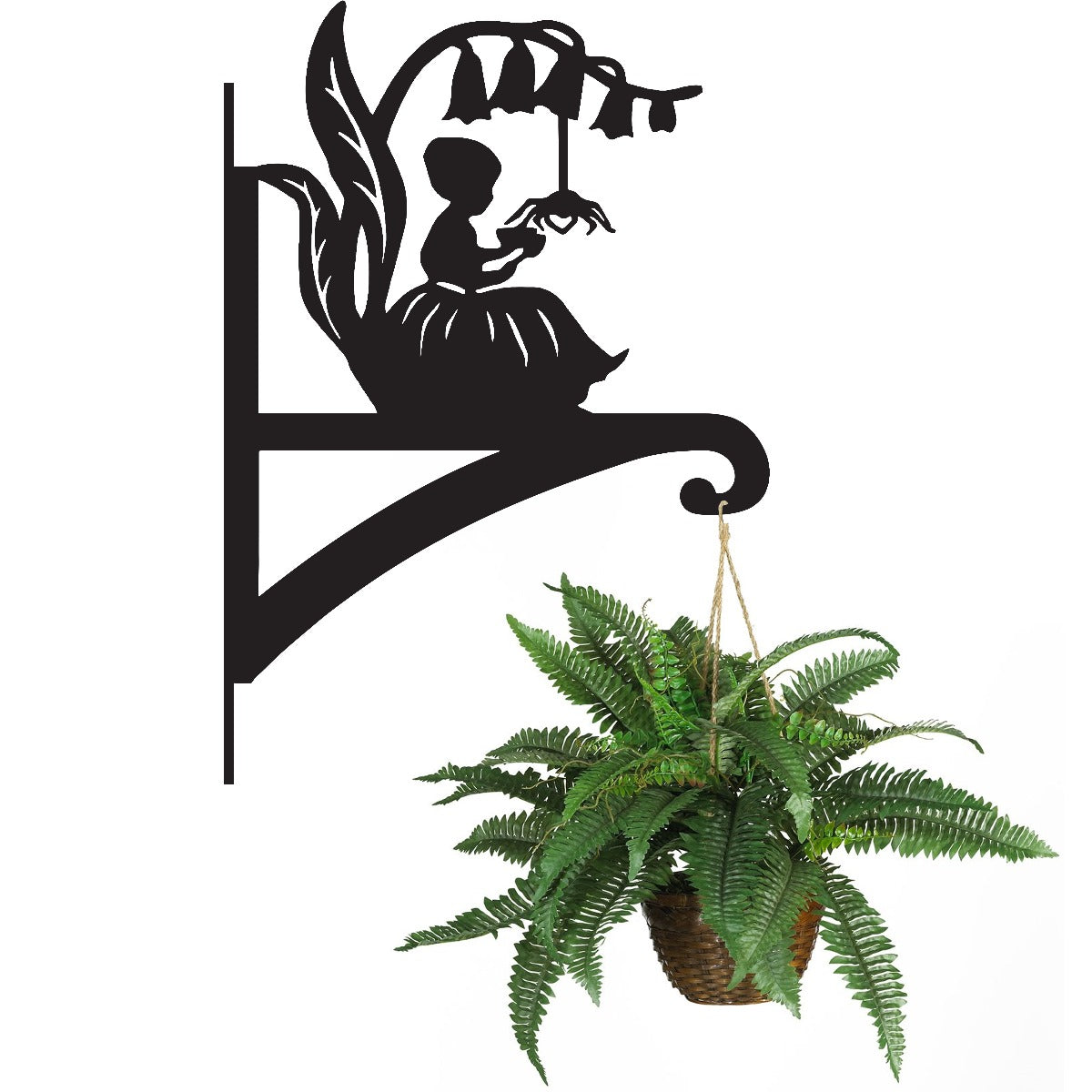 "Little Miss Muffet" Garden Hanging Basket Bracket