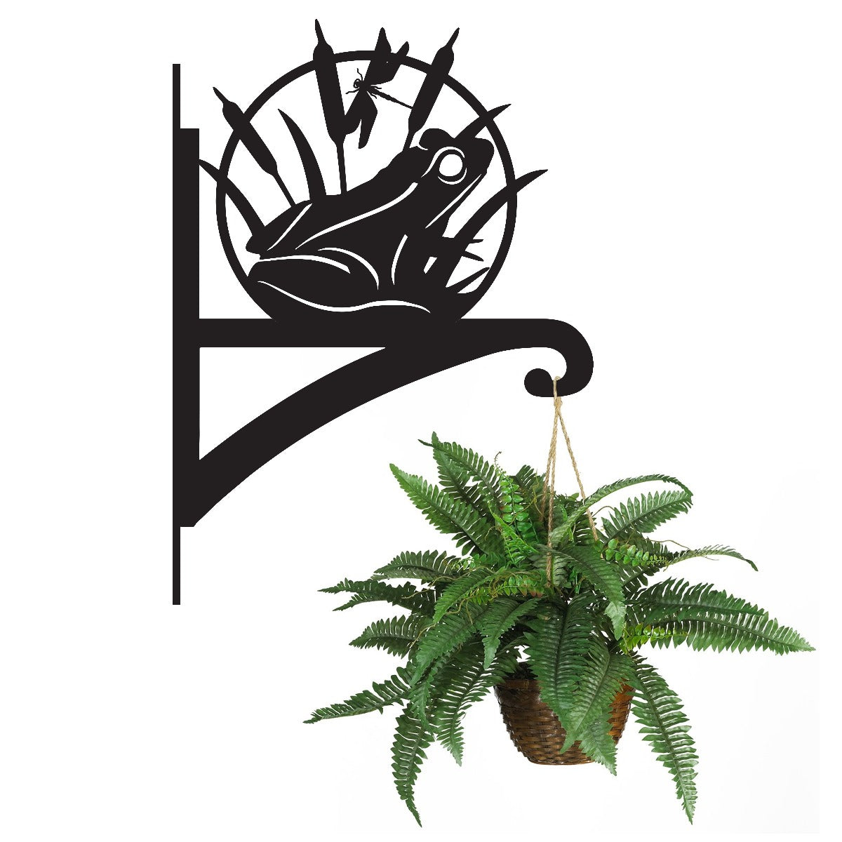 "Frog" Garden Hanging Basket Bracket