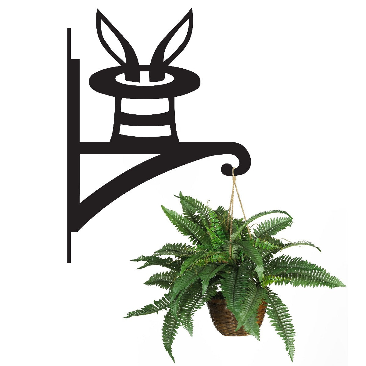 "Magician" Garden Hanging Basket Bracket With Planter