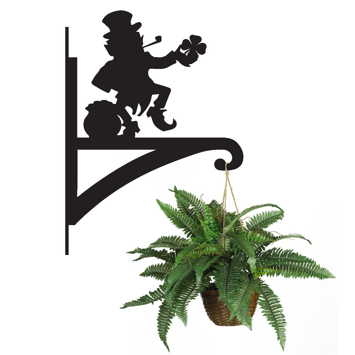 "Leprechaun" Garden Hanging Basket Bracket