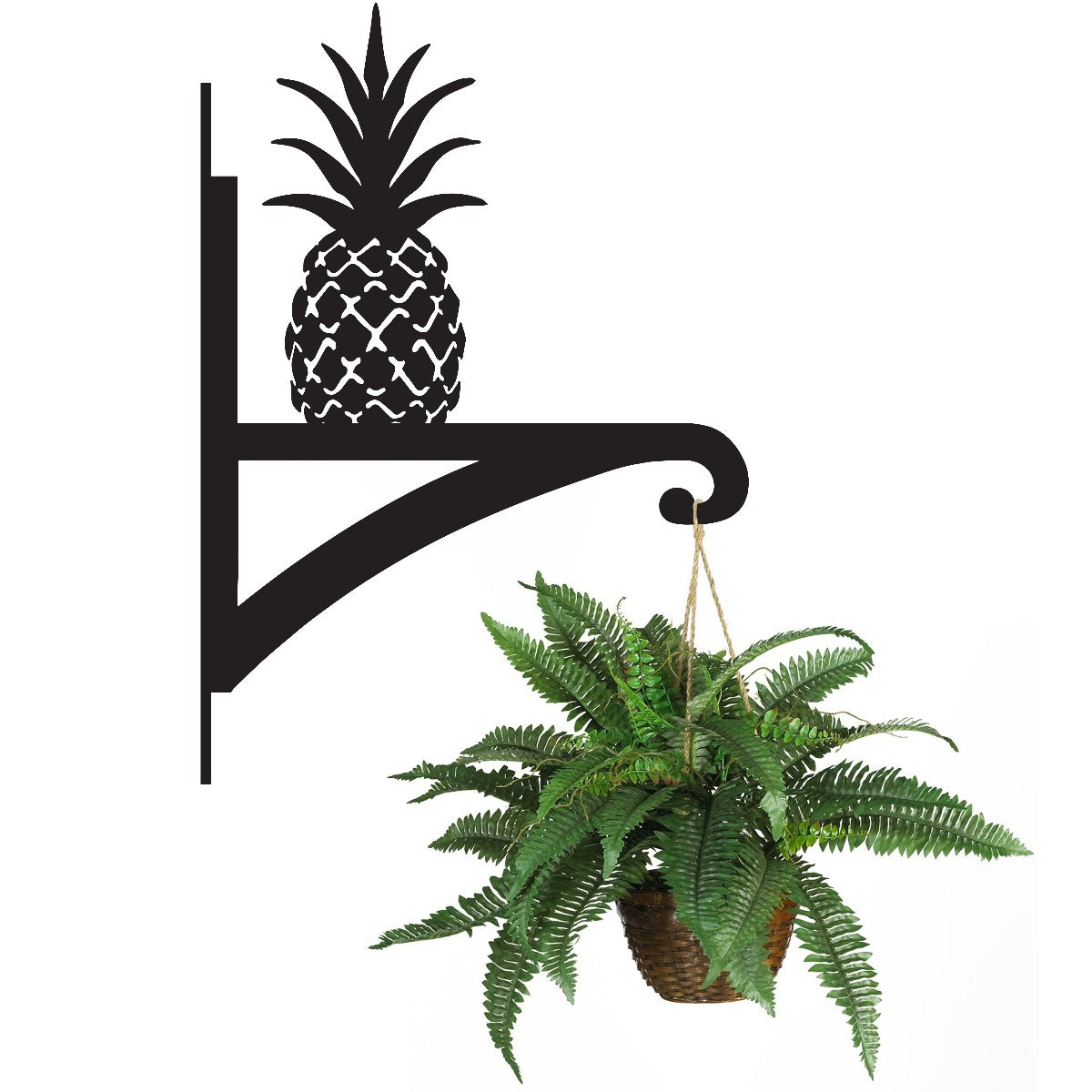 "Pineapple" Garden Hanging Basket Bracket