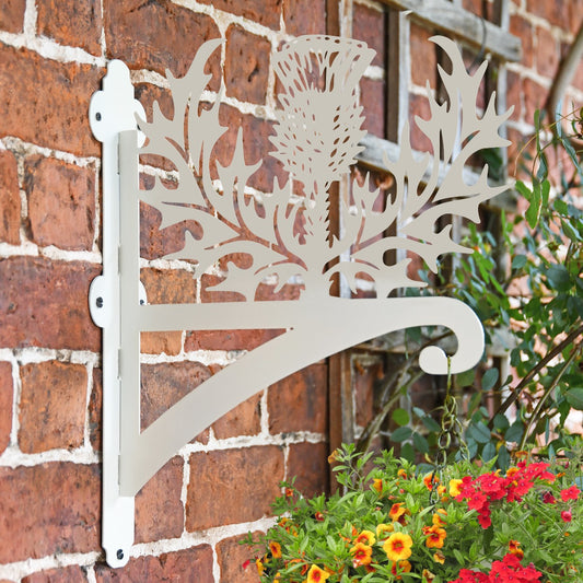 "Duck" Garden Hanging Basket Bracket On Brick Wall