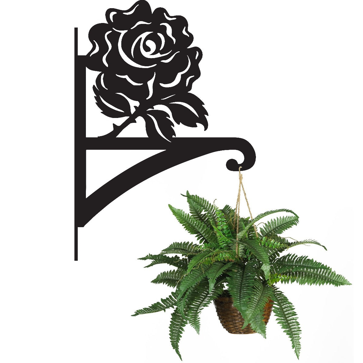 "English Rose" Garden Hanging Basket Bracket