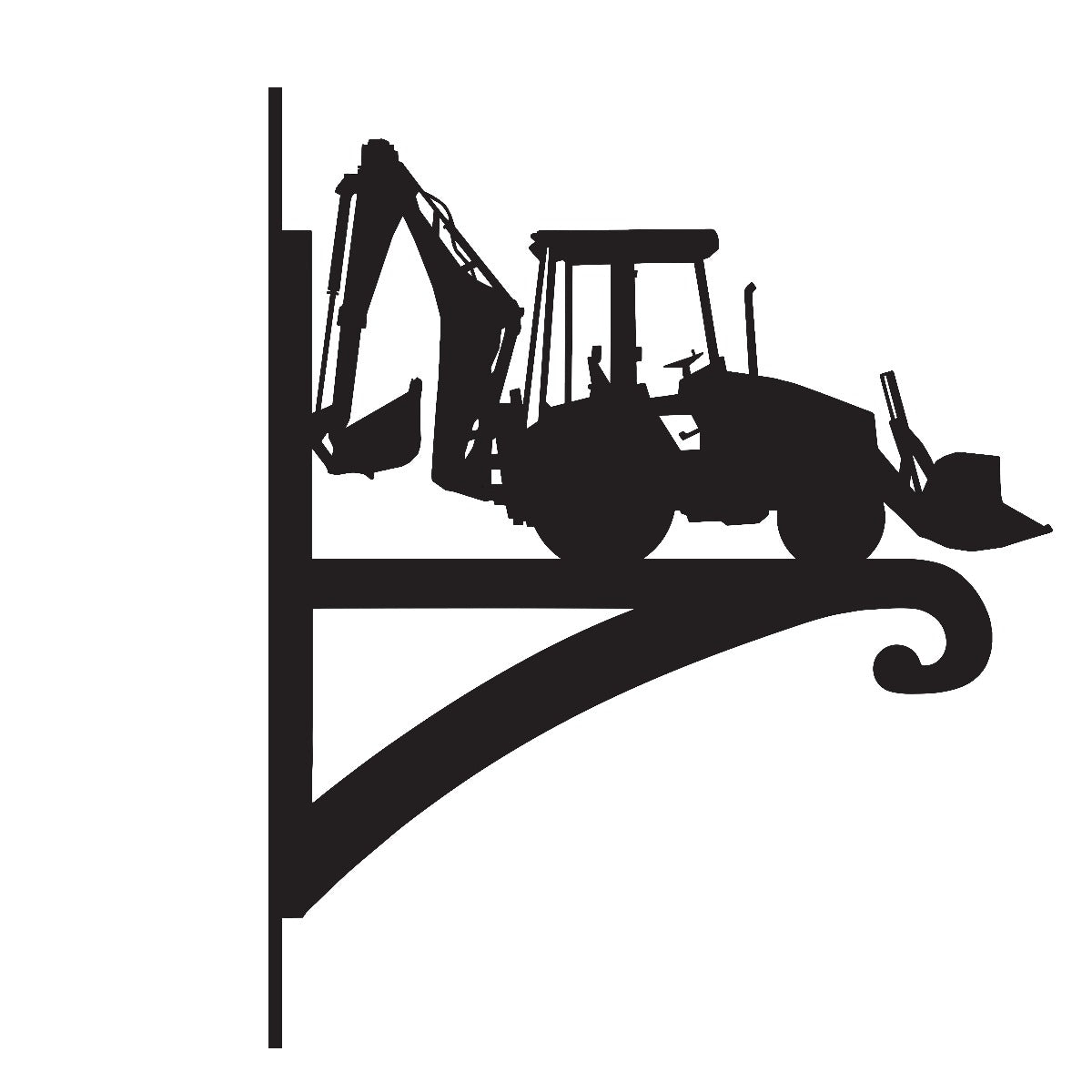 "Digger" Garden Hanging Basket Bracket