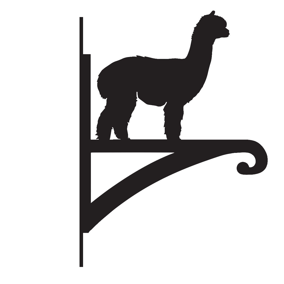 "Alpaca" Garden Hanging Basket Bracket