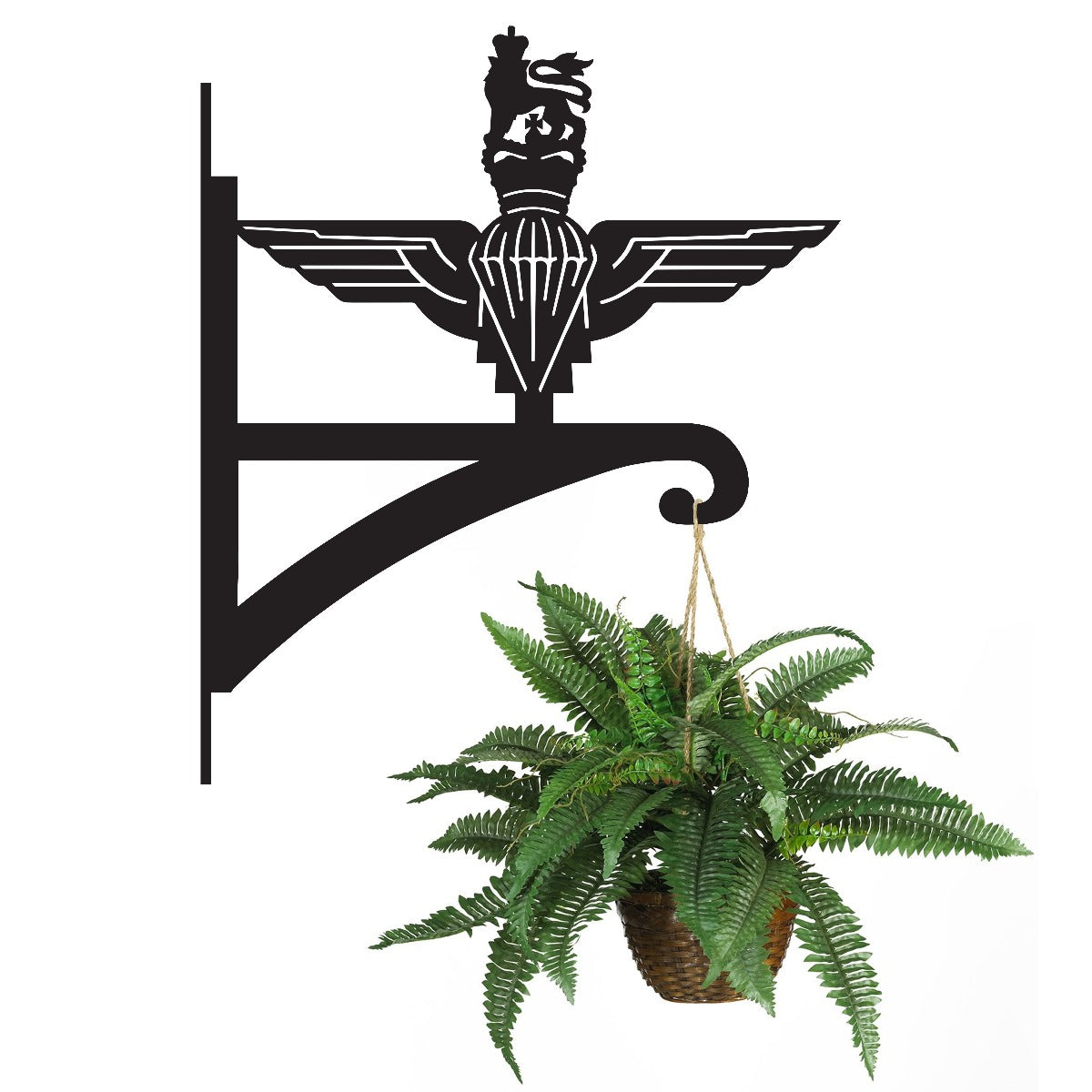 "British Parachute Regiment" Garden Hanging Basket Bracket