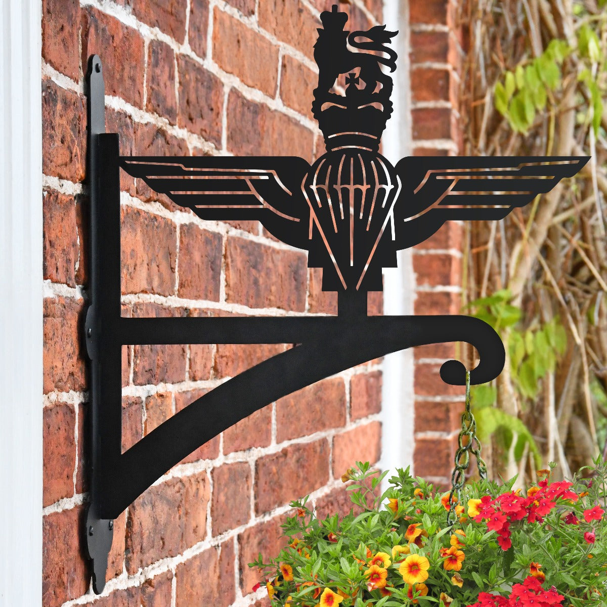 "British Parachute Regiment" Garden Hanging Basket Bracket