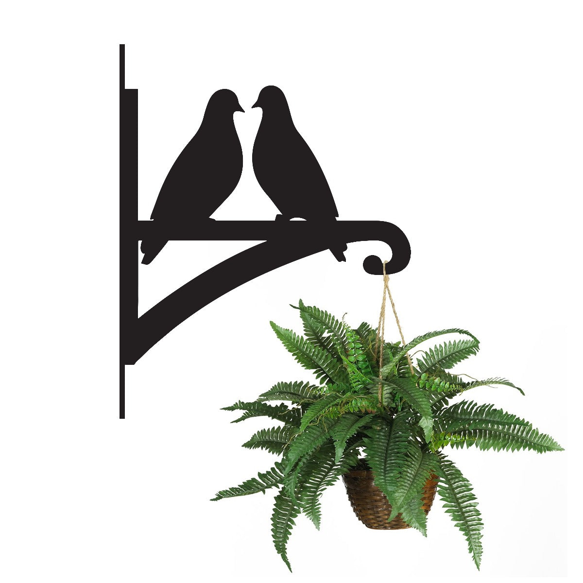 "Pair of Doves" Garden Hanging Basket Bracket