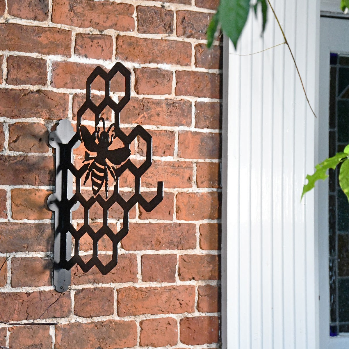 "Honeycomb Bee" Garden Hanging Basket Bracket