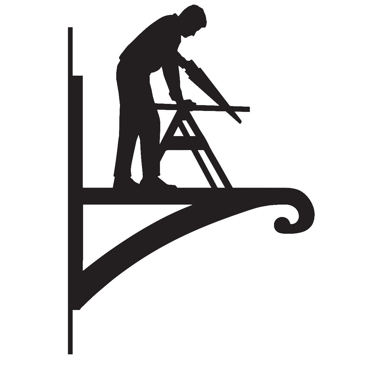 "Carpenter" Garden Hanging Basket Bracket