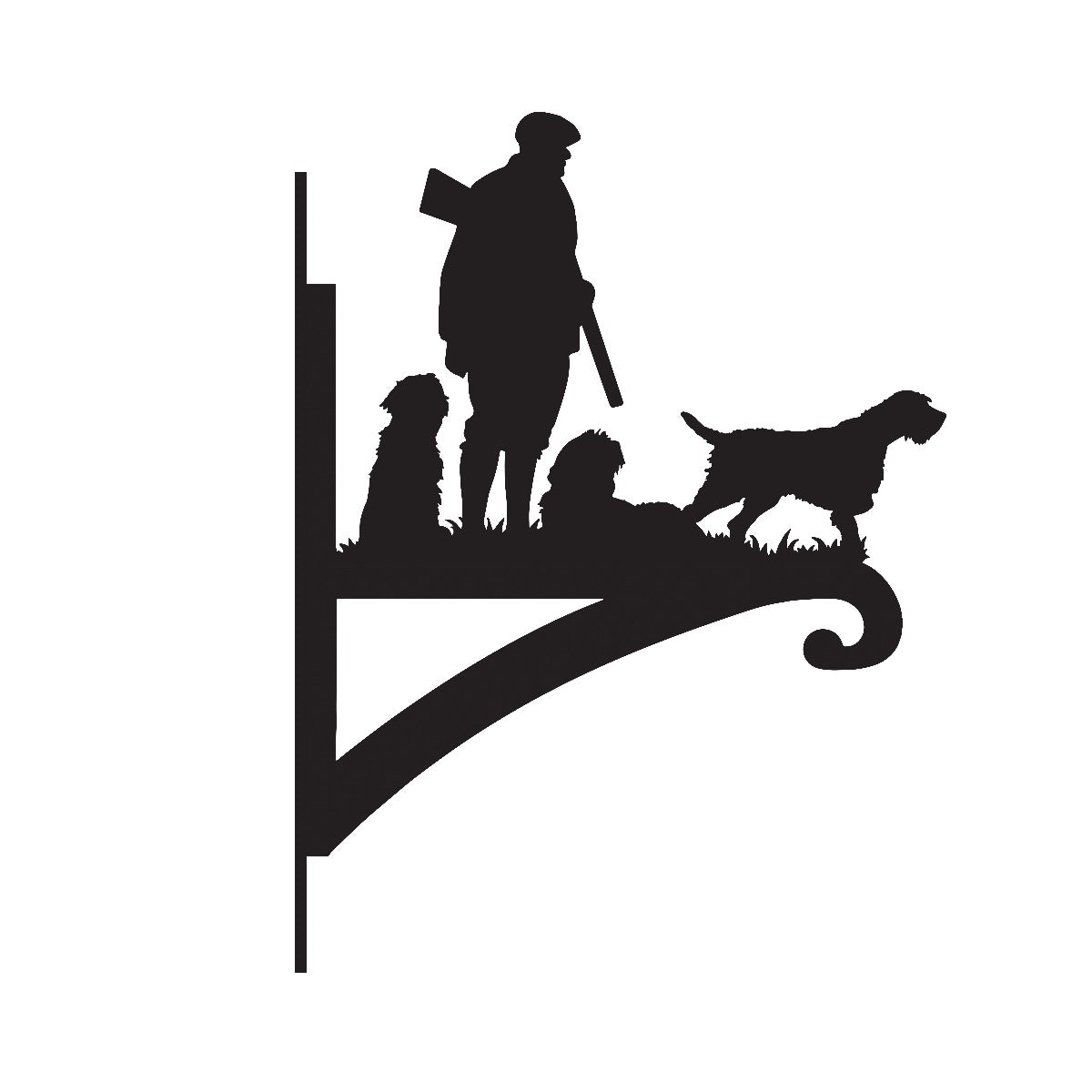 "Game Season" Garden Hanging Basket Bracket