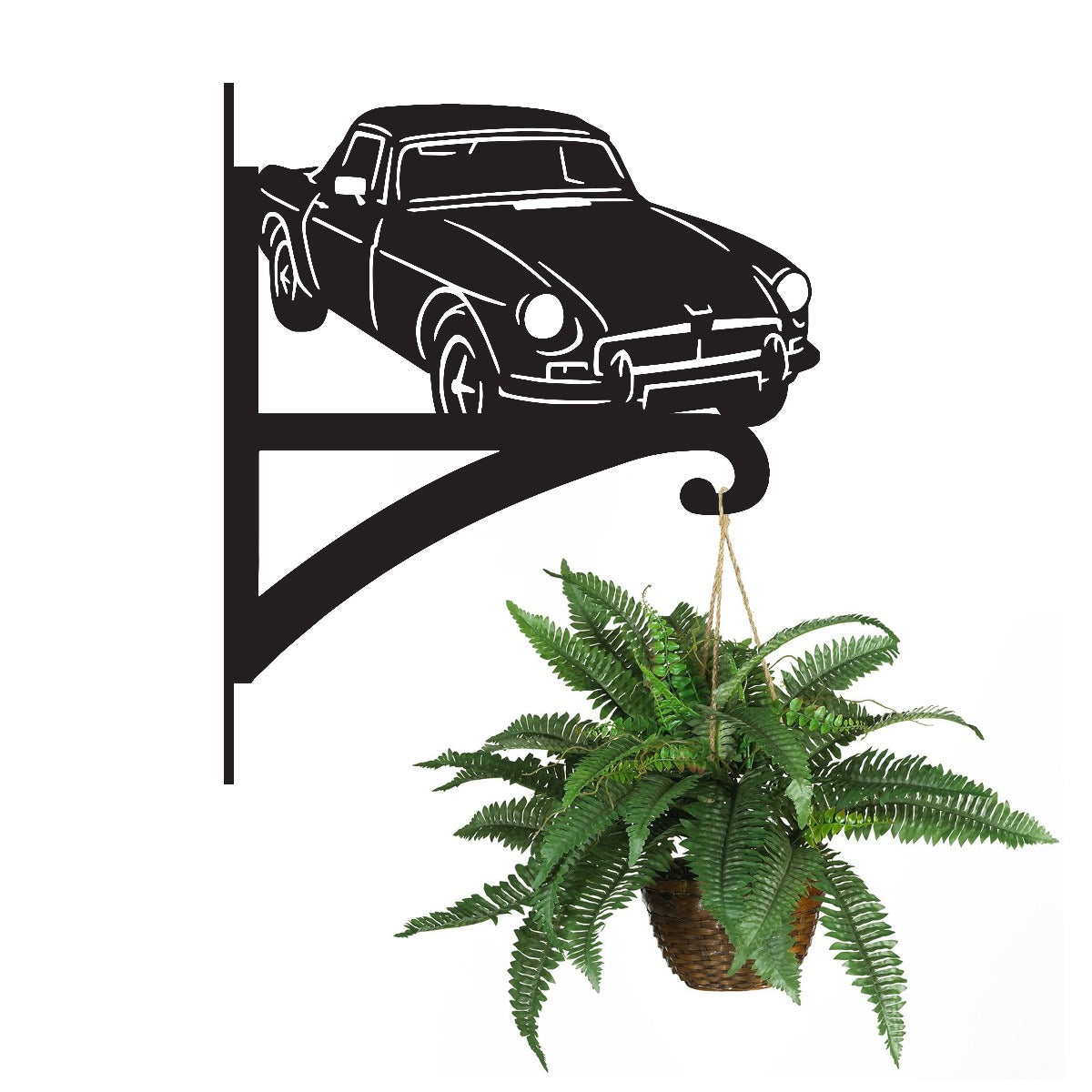 "MGB Roadster" Car Garden Hanging Basket Bracket