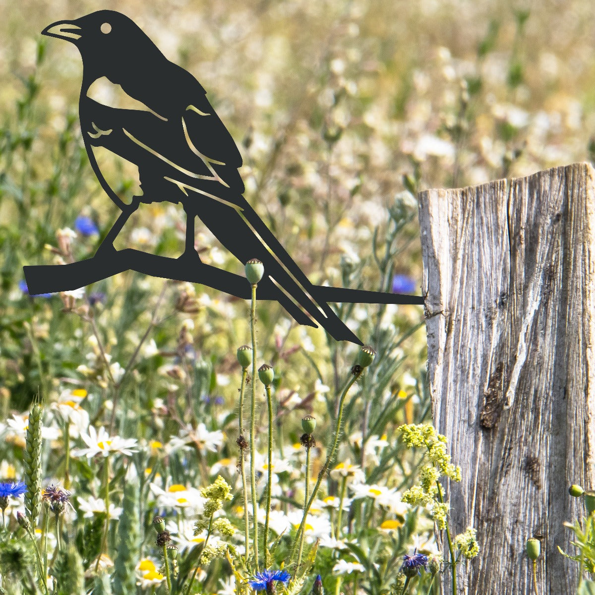 Magpie Garden Sheet Steel Tree Spike In Black
