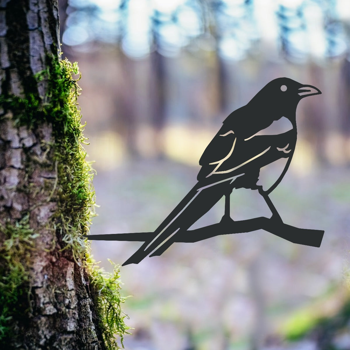 Magpie Garden Sheet Steel Tree Spike In Black