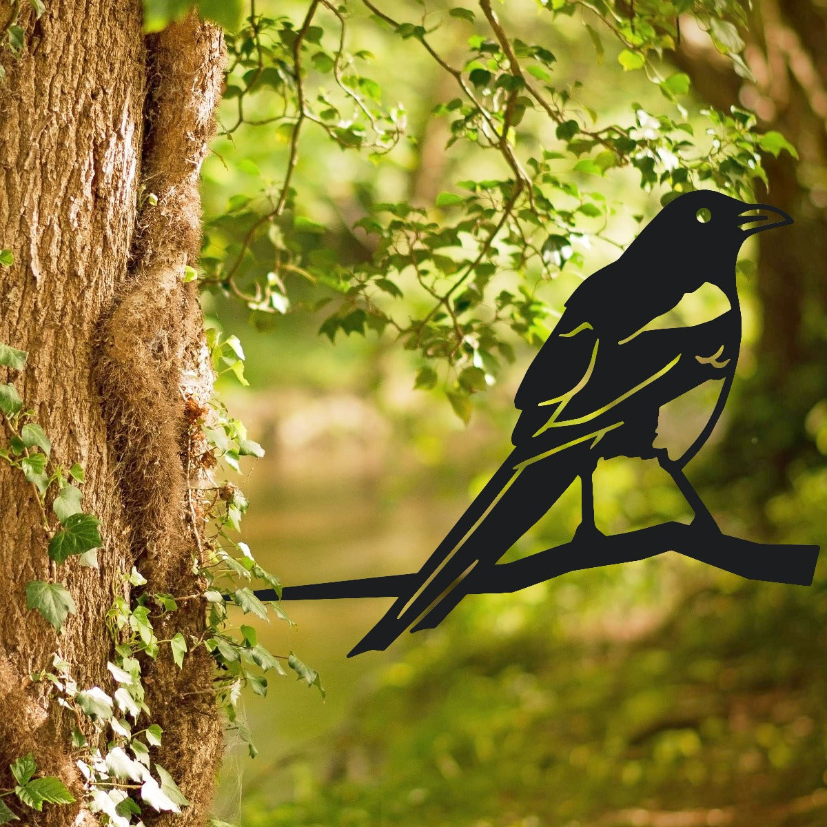 Magpie Garden Sheet Steel Tree Spike In Black