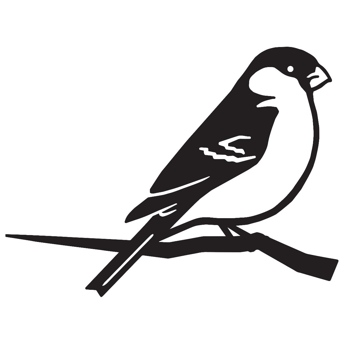 Bullfinch Garden Sheet Steel Tree Spike In Black