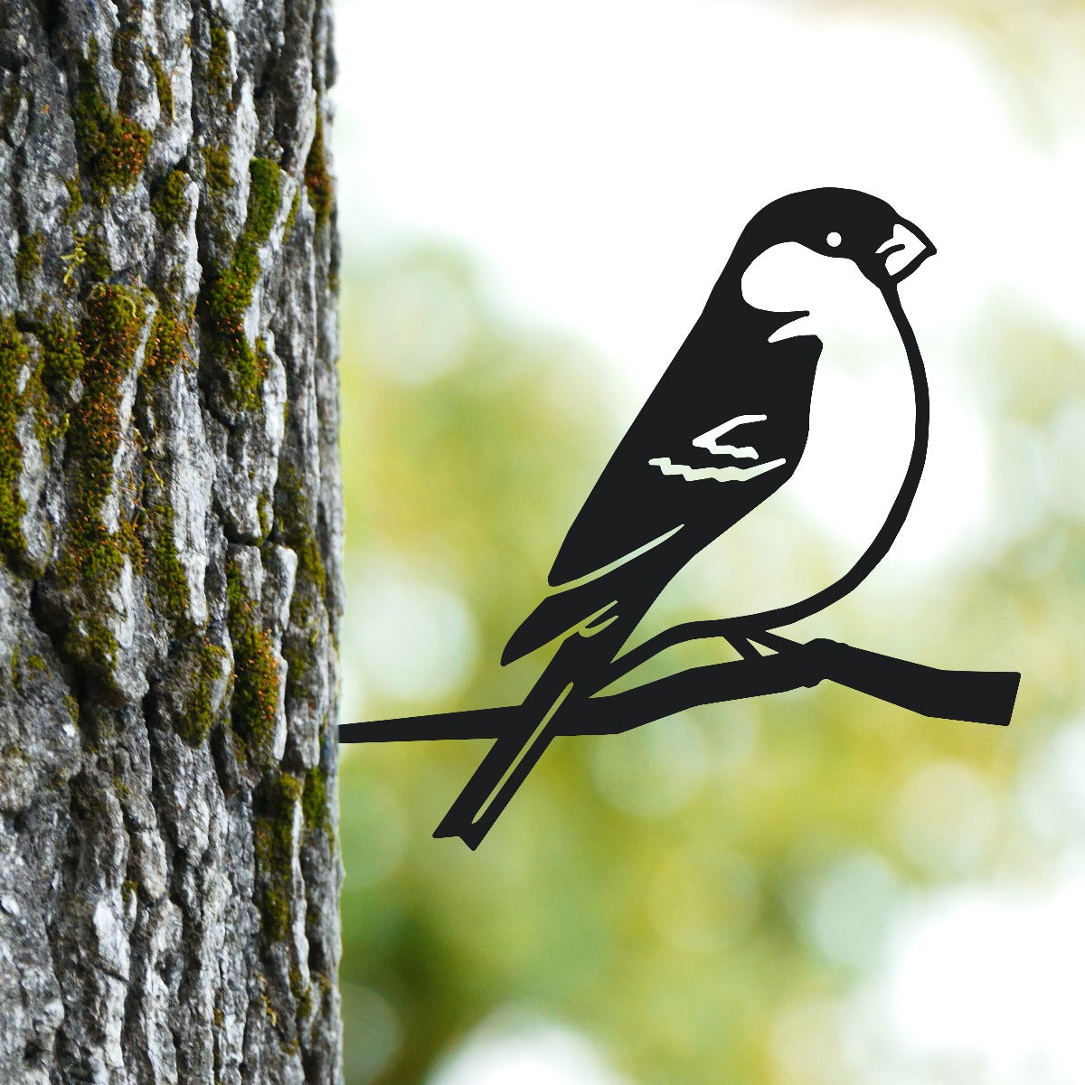 Bullfinch Garden Sheet Steel Tree Spike In Black