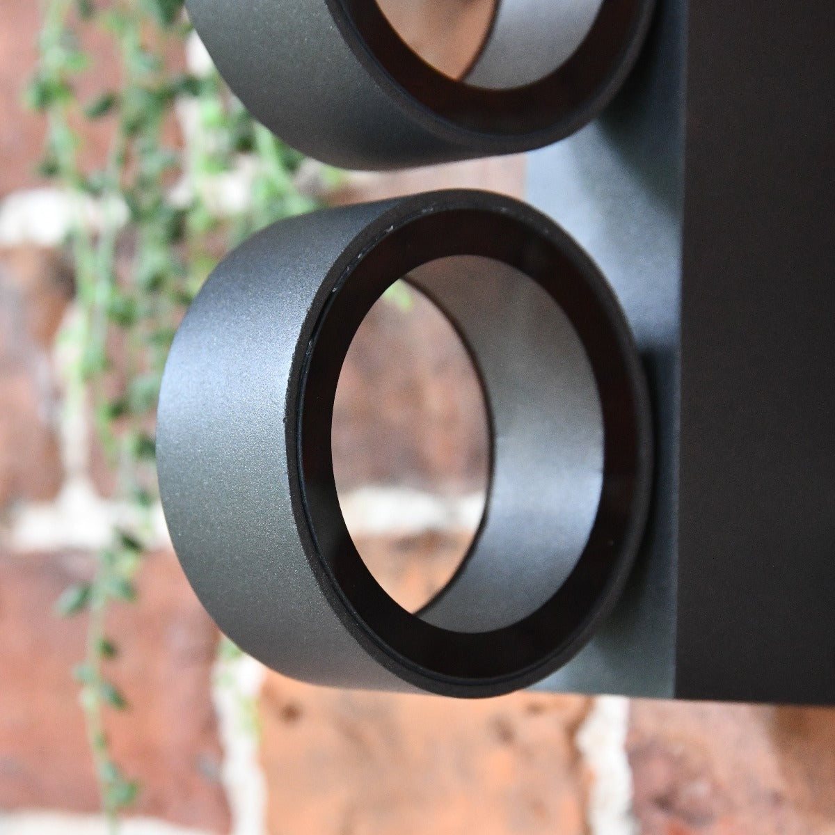Modern Black Wall Light With Rotating Fittings