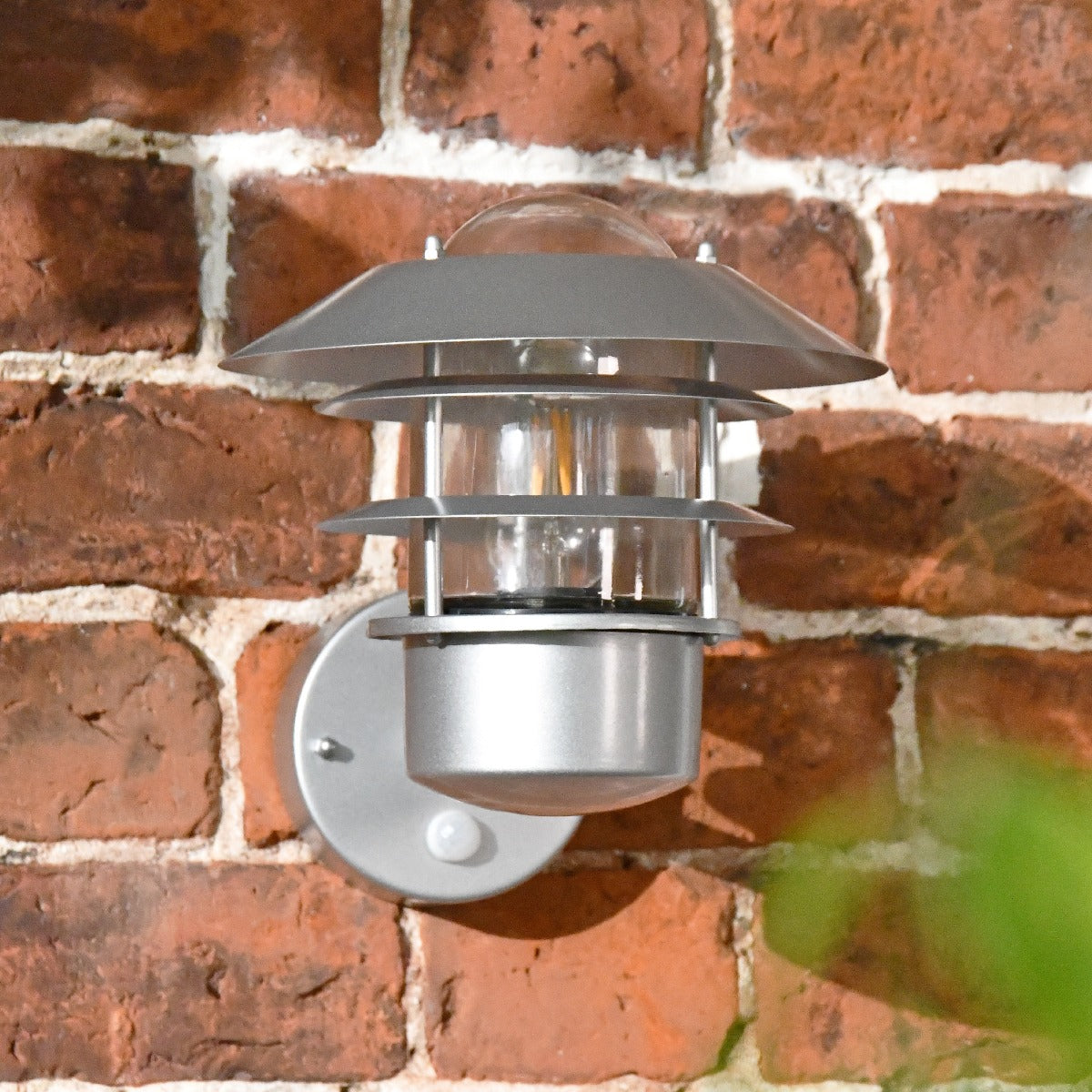 Modern Wall Lantern with Sensor