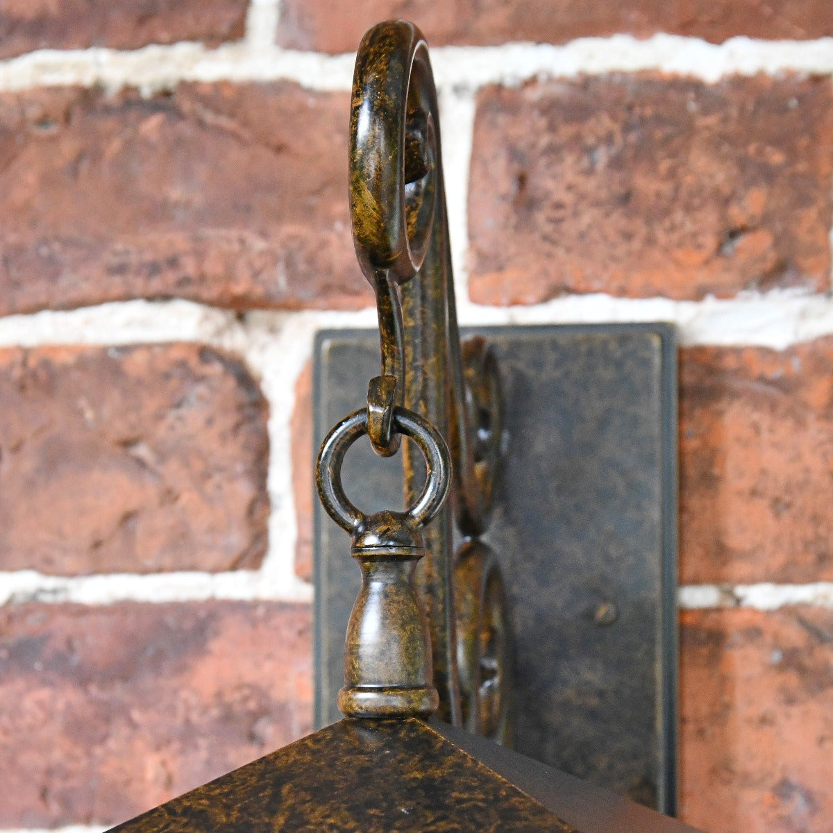 Antique Bronze Victorian Coach Lantern Wall Light 