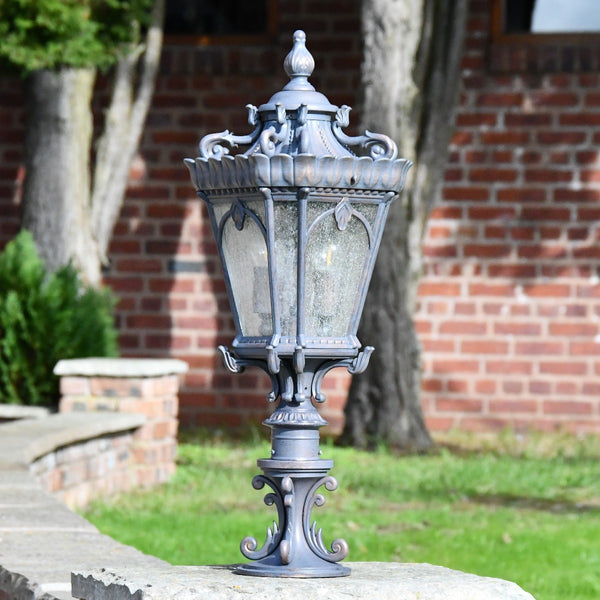 Ornate Antique Style Pillar Light