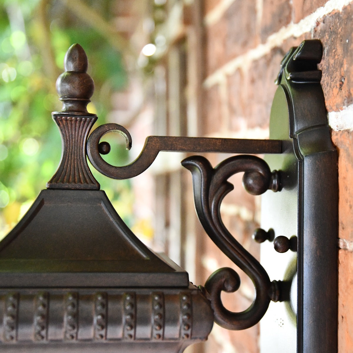Brushed Bronze Renaissance Style Wall Lantern