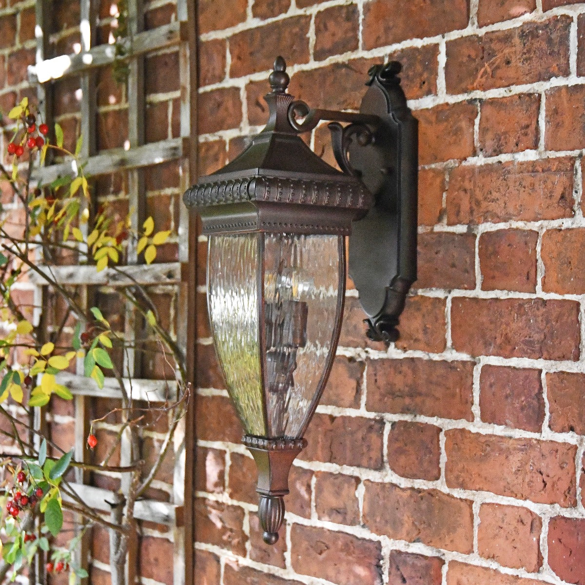 Brushed Bronze Renaissance Wall Light