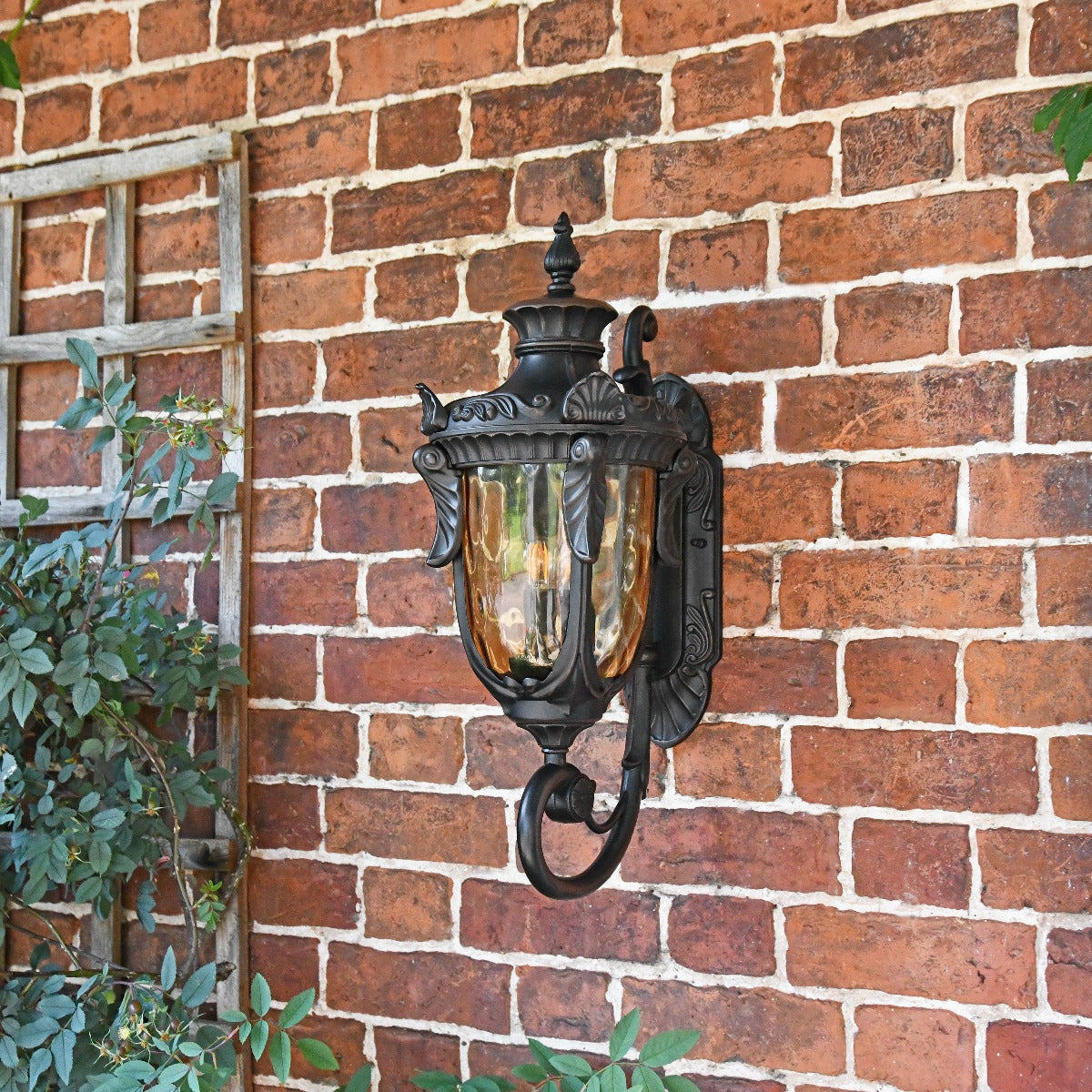 Baroque Style Bronze Scroll Wall Light