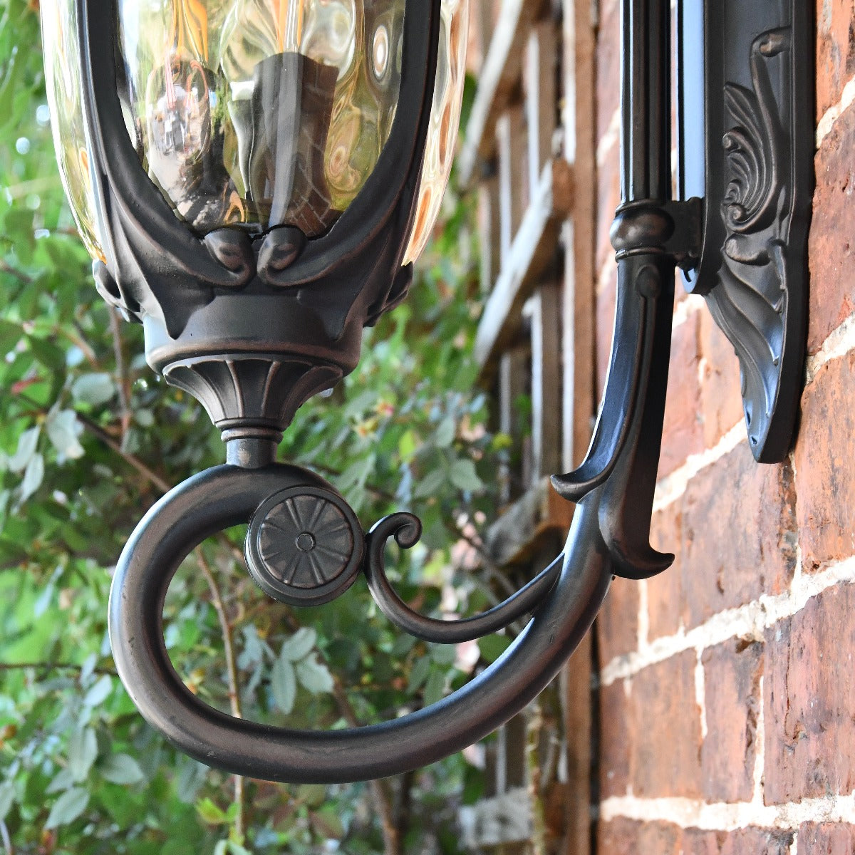 Baroque Style Bronze Scroll Wall Light