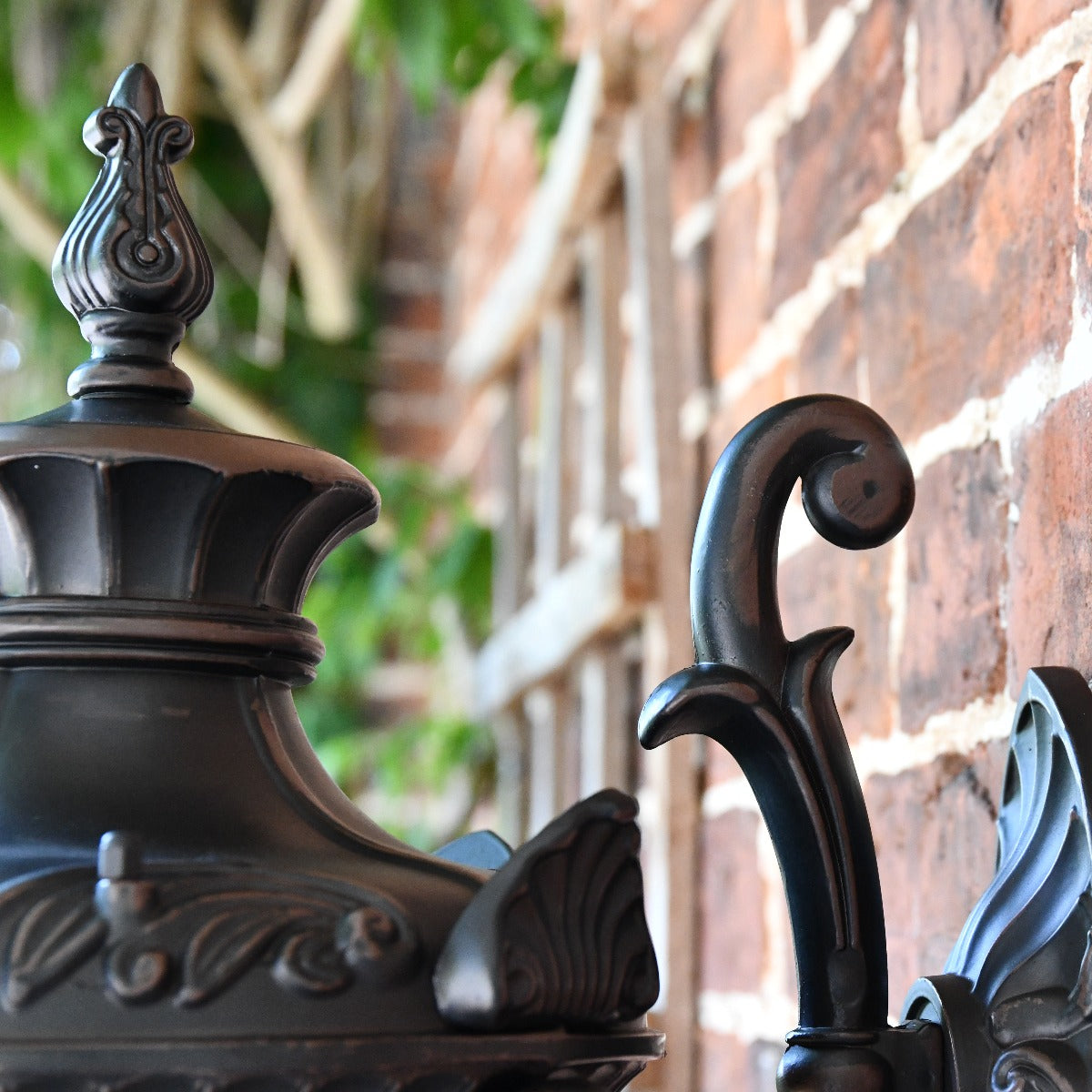 Baroque Style Bronze Scroll Wall Light