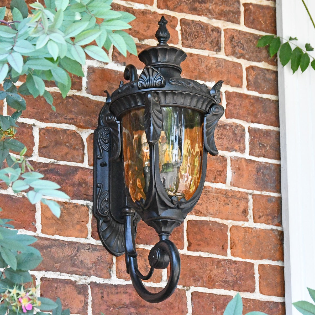 Baroque Style Bronze Scroll Wall Light