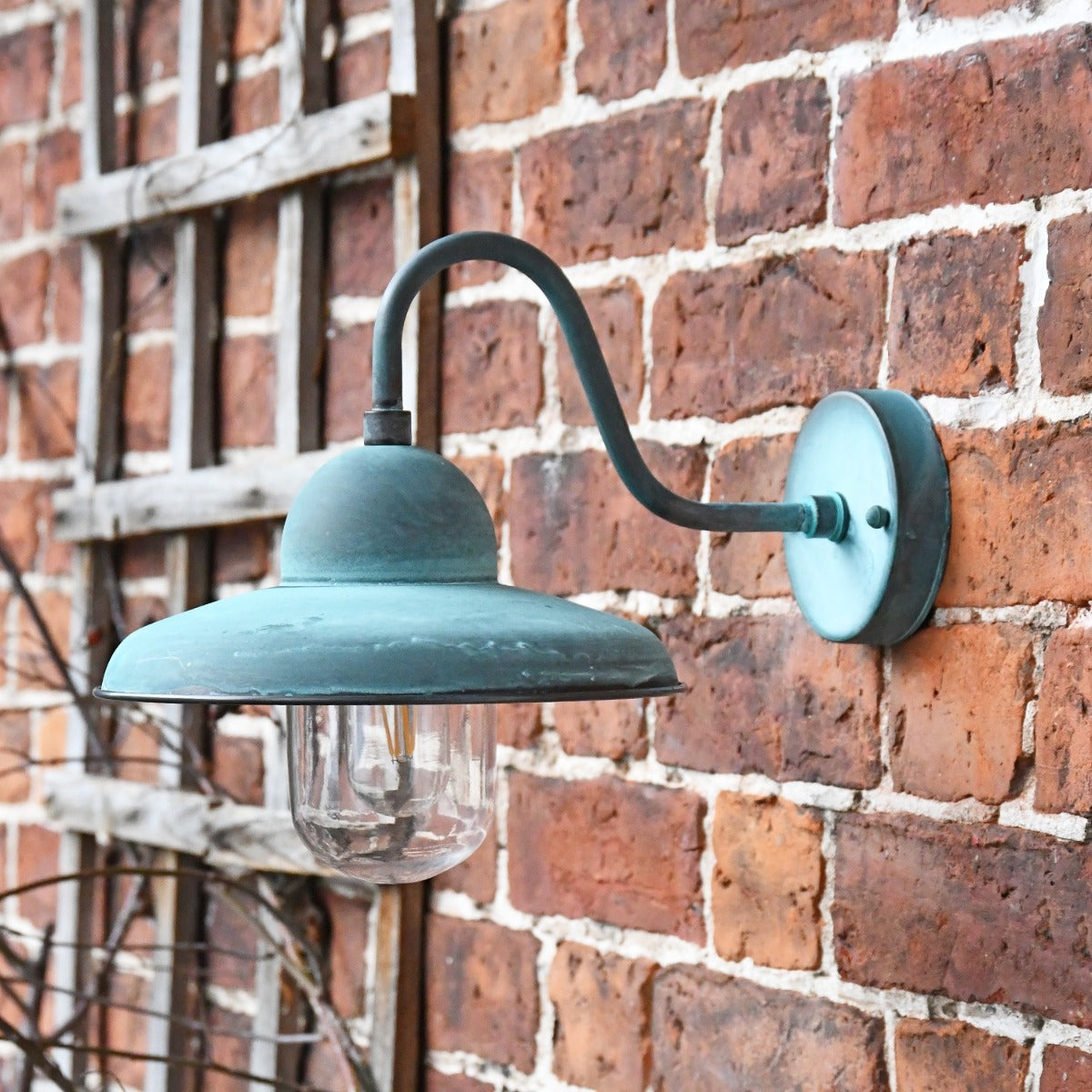 Retro Domed Coach House Wall Light