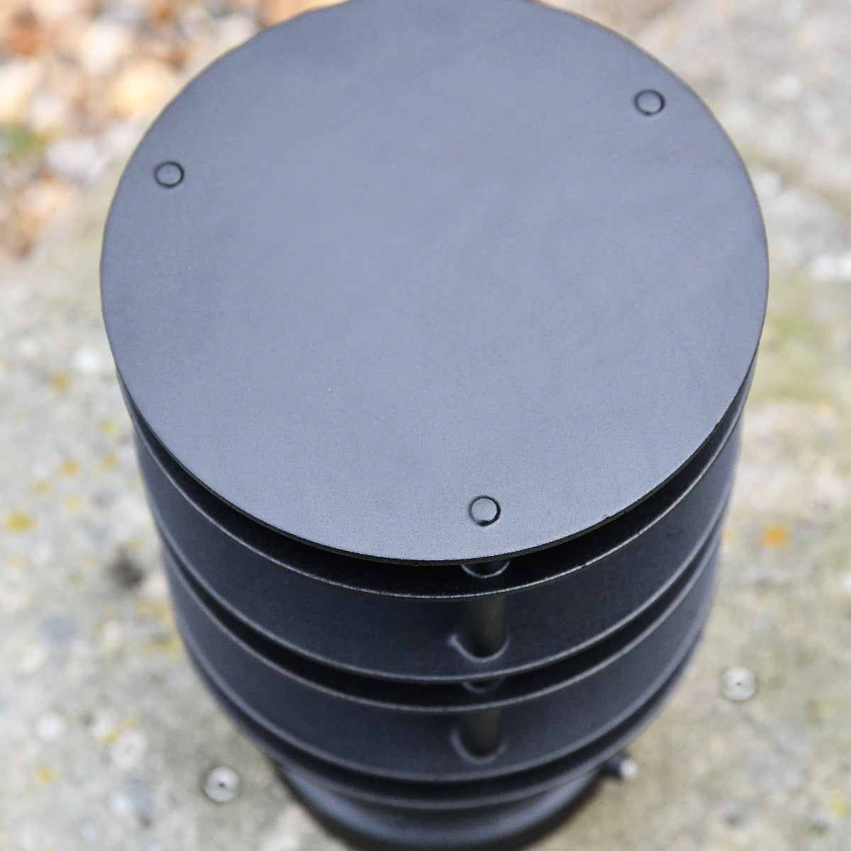 Small Steel Pathway or Flowerbed Bollard Light